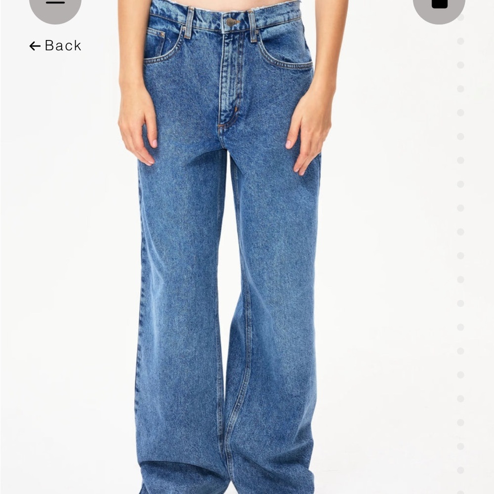 Khy & Natasha Zinko Wide Leg Blue Jeans